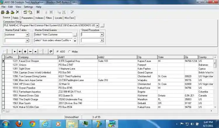 ADO Test in Delphi