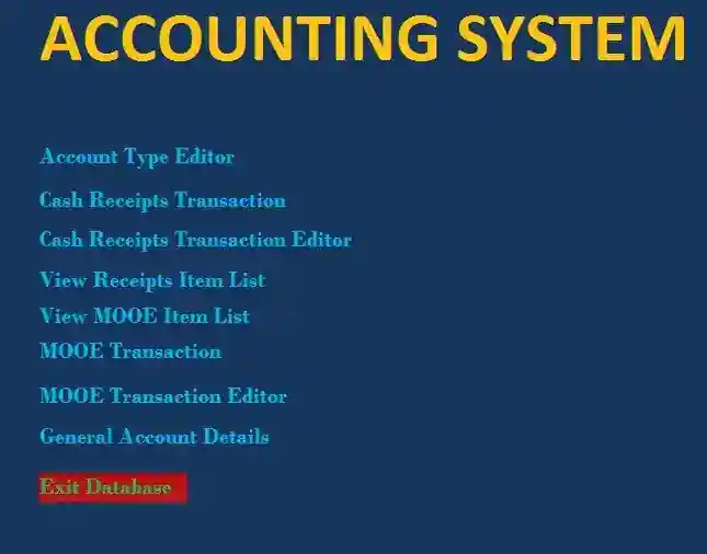 Accounting System