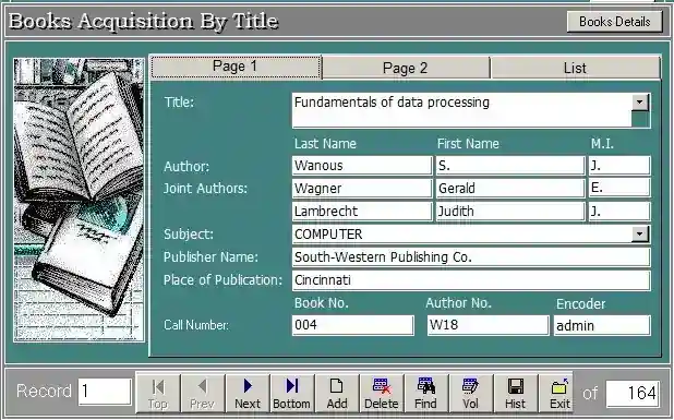 Library Management Software