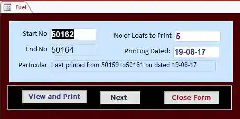 Slip Printing in Access
