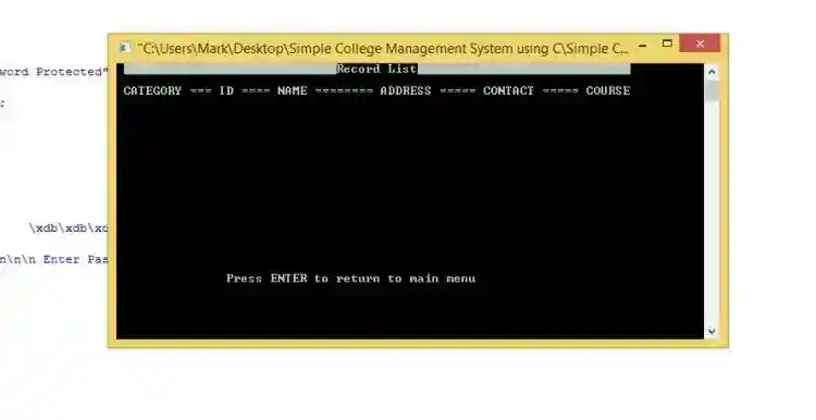 simple-college-management-system-using-c-with-free-source-code