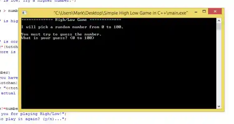 simple-high-low-game-in-c-free-source-code