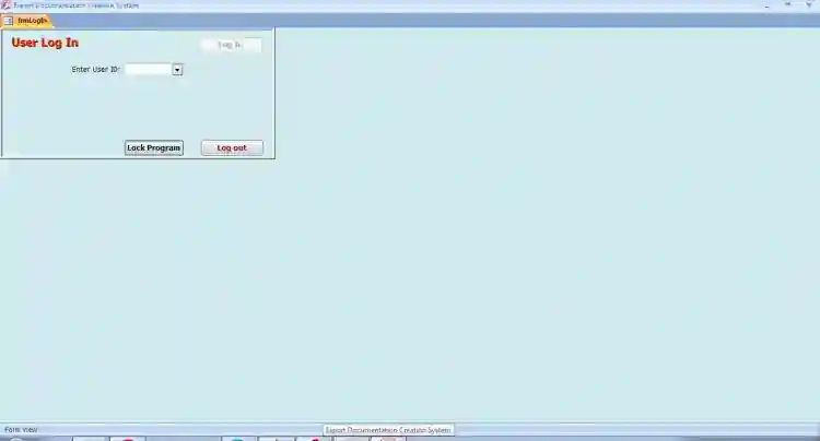 Export/Import Documentation system