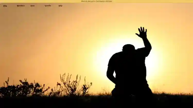 Prayer Request Database System