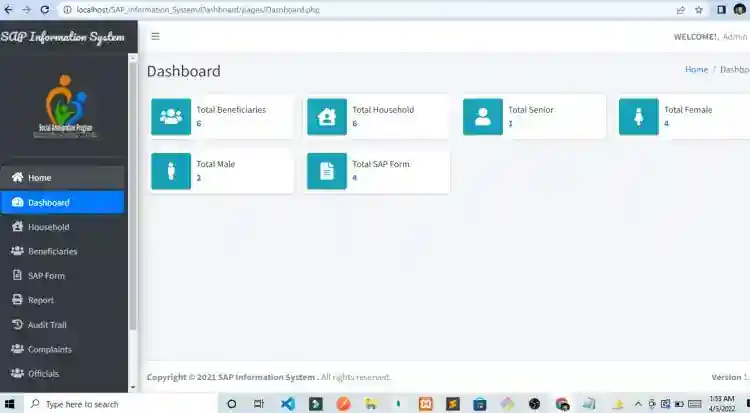 SAP Information System Using PHP/PDO OOP Free Source Code