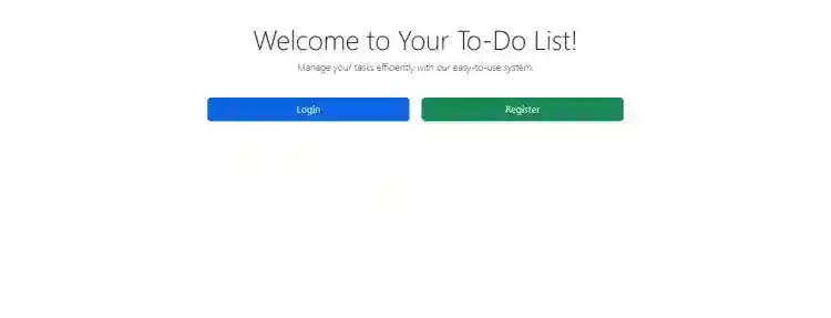 Simple To-Do List System Using PHP