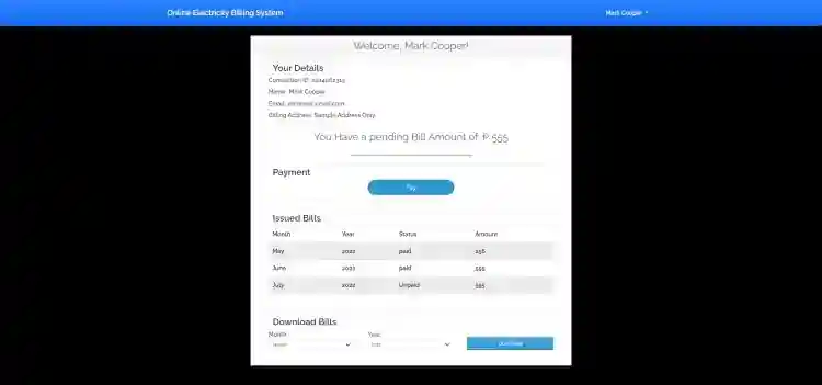 Simple Electric Billing Management System in PHP using Laravel 9 Free Source Code