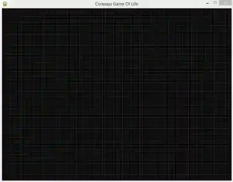 Conways Game Of Life Using Pygame with Source Code