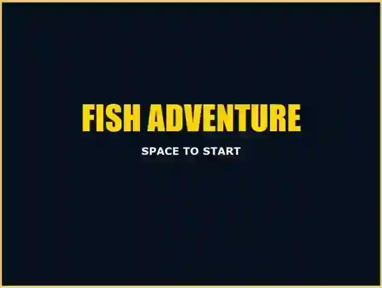 Fish Adventure Game Using Pygame in Python with Source Code