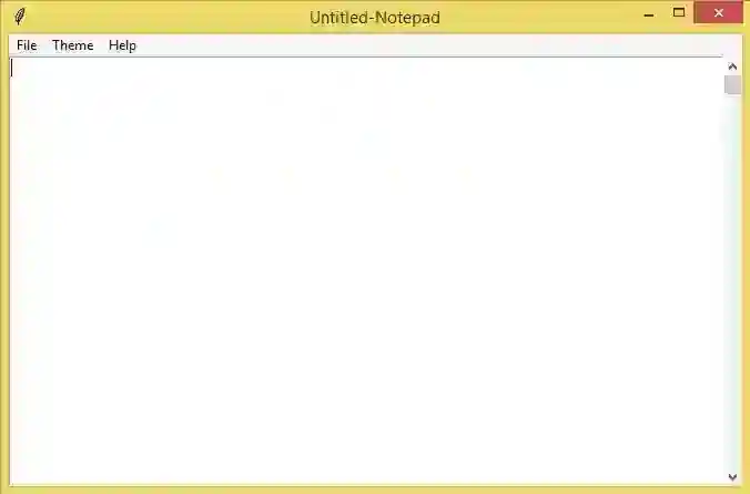 NotePad App using Tkinter in Python with Source Code