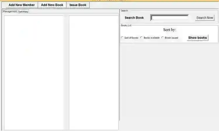Simple Library Management System GUI using SQLite in Python Free Source Code