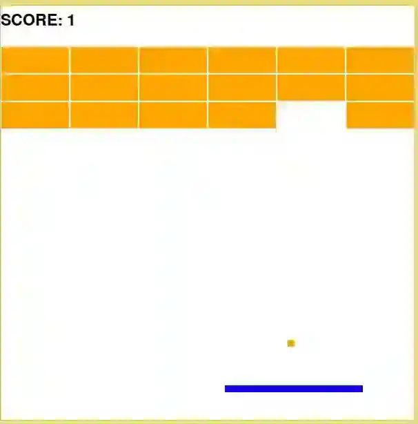 Simple Wall Breaker Game using Pygame in Python Free Source Code