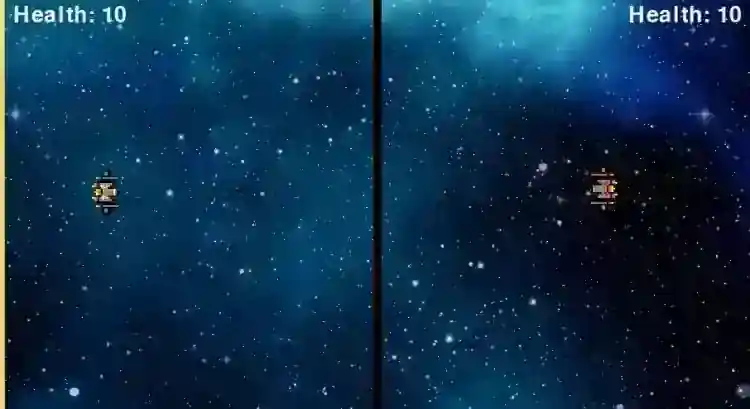 Space Battle Game Using Pygame in Python with Source Code