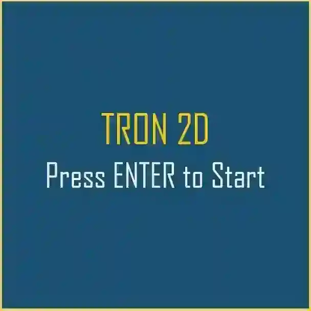 Tron 2D Versus Game Using Pygame in Python with Source Code