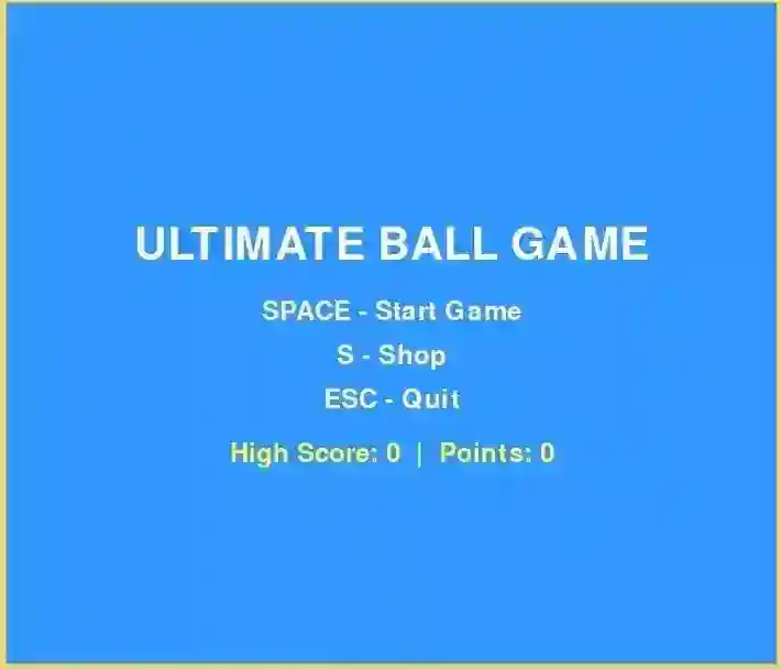Ultimate Ball Game Using Pygame in Python with Source Code