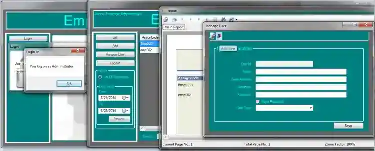 Employees Information System in VB.NET Free Source Code