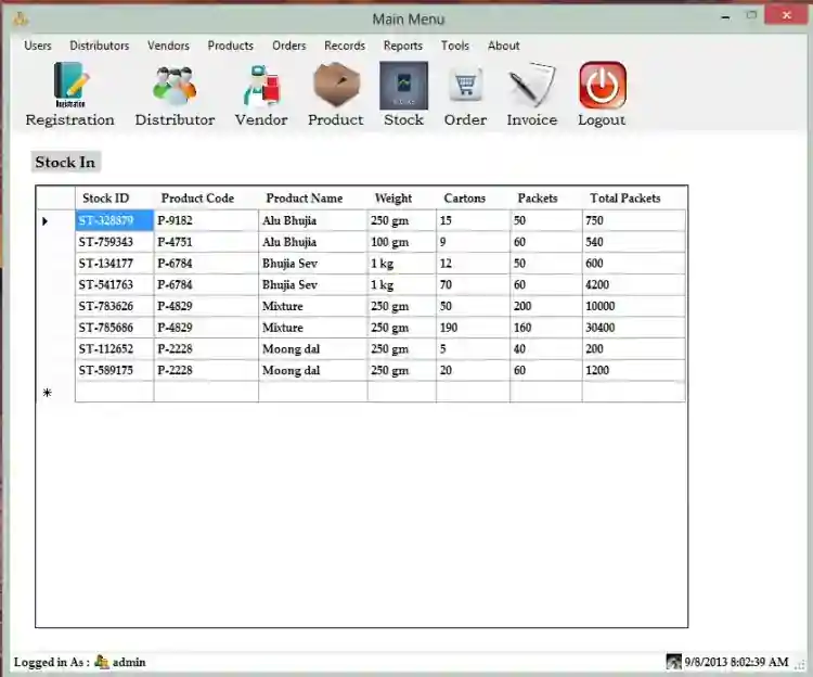 Sales and Inventory System using VB.NET and MS Access with Source Code