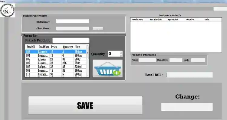 Drug Store's Sales and Inventory Management System using VB.NET with Source Code