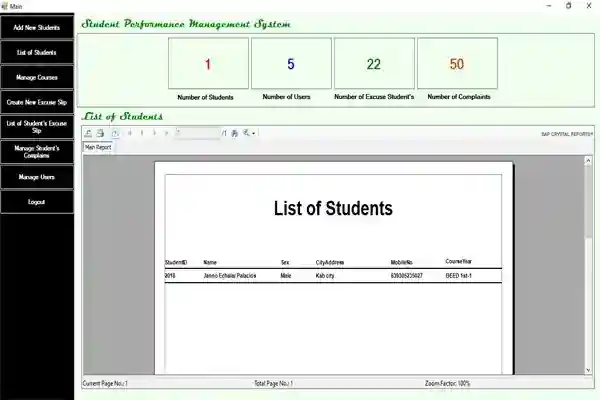 Student Performance Management System in VB.Net and MySQL Database with Full Source Code