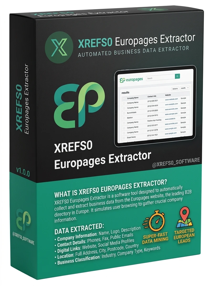XREFS0 Europages Extractor